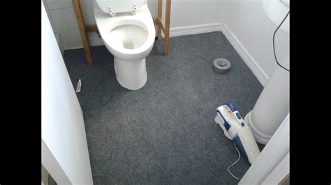 fitting bathroom carpet